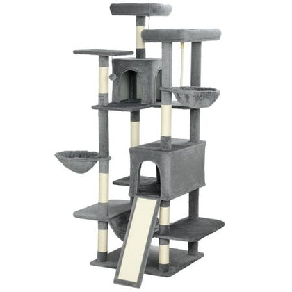 Give Your Cats Their Own Kingdom: Multi-Level Cat Tree with Condos & Hammocks