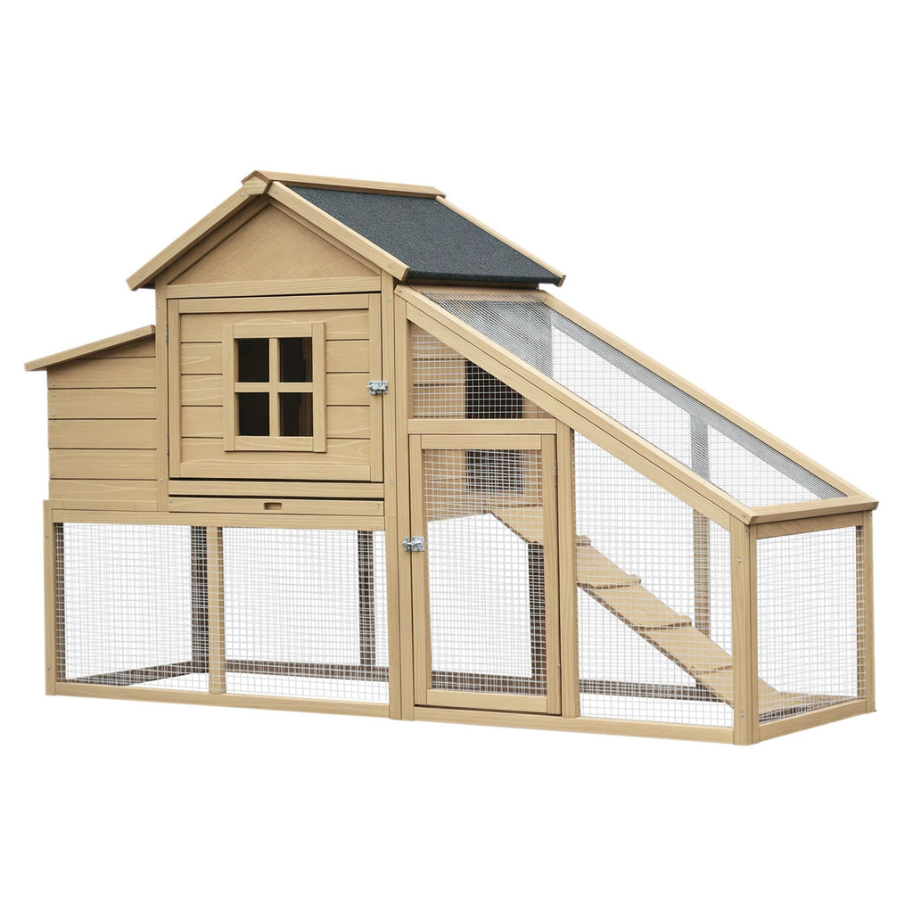 Give Your Flock a Spacious, Eco-Friendly Home with This Wooden Chicken Coop