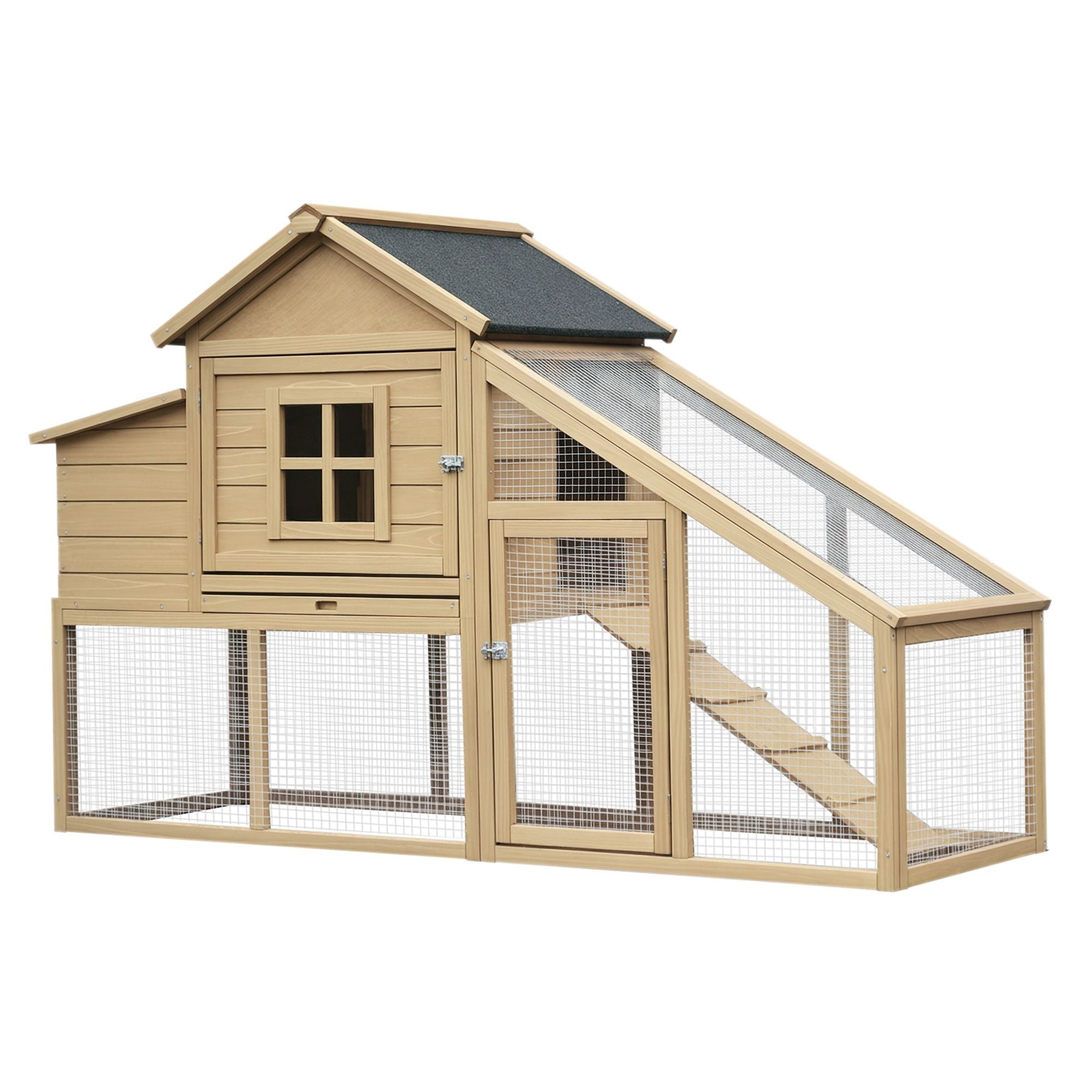 Give Your Flock a Spacious, Eco-Friendly Home with This Wooden Chicken Coop