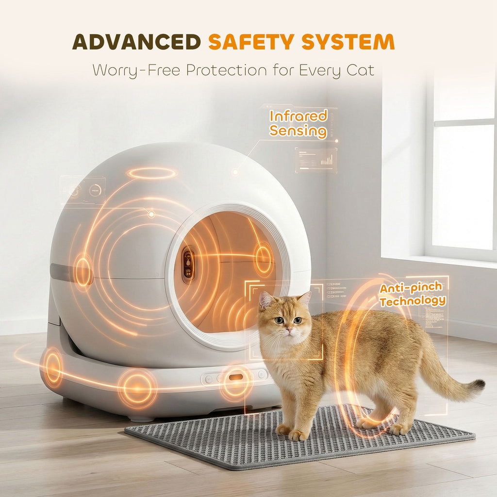 Self-Cleaning Litter Box with App Control & Odor Elimination