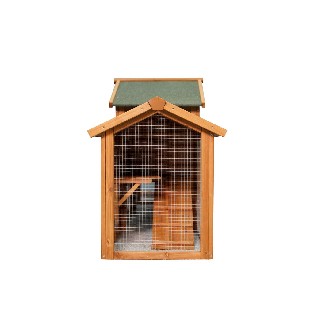 Extra Large 2-Tier Bunny Cage with Runs and water-ready Roof