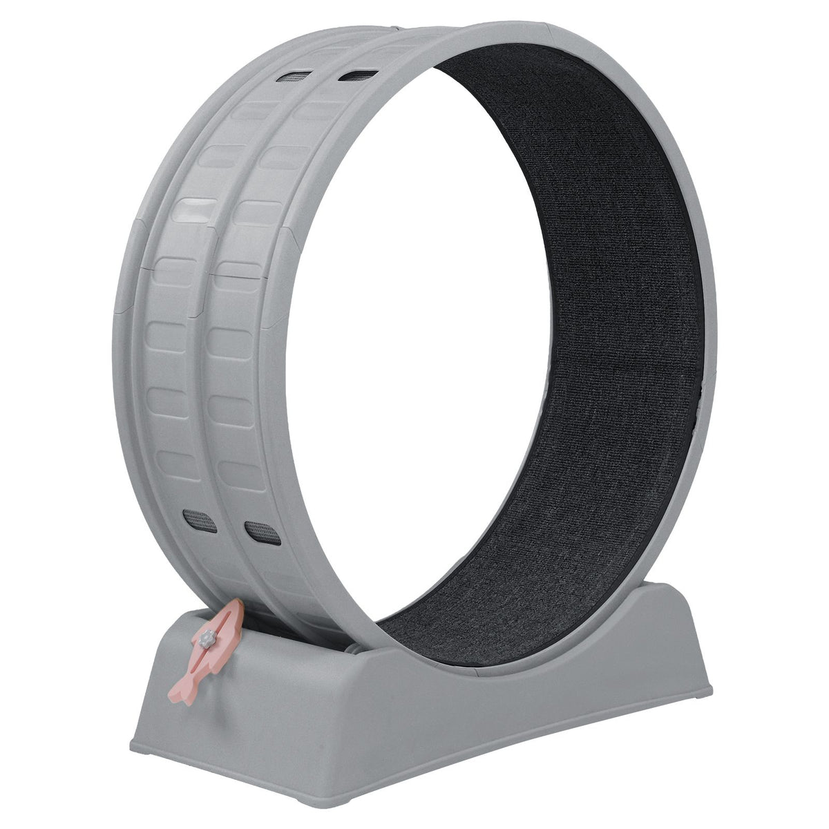 Indoor Cat Exercise Wheel with Quiet Rollers and Lock