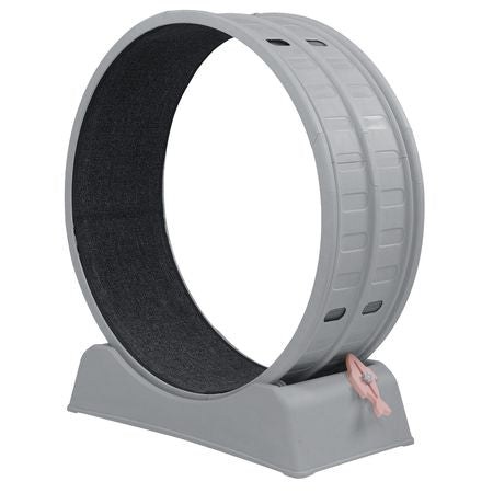 Indoor Cat Exercise Wheel with Quiet Rollers and Lock