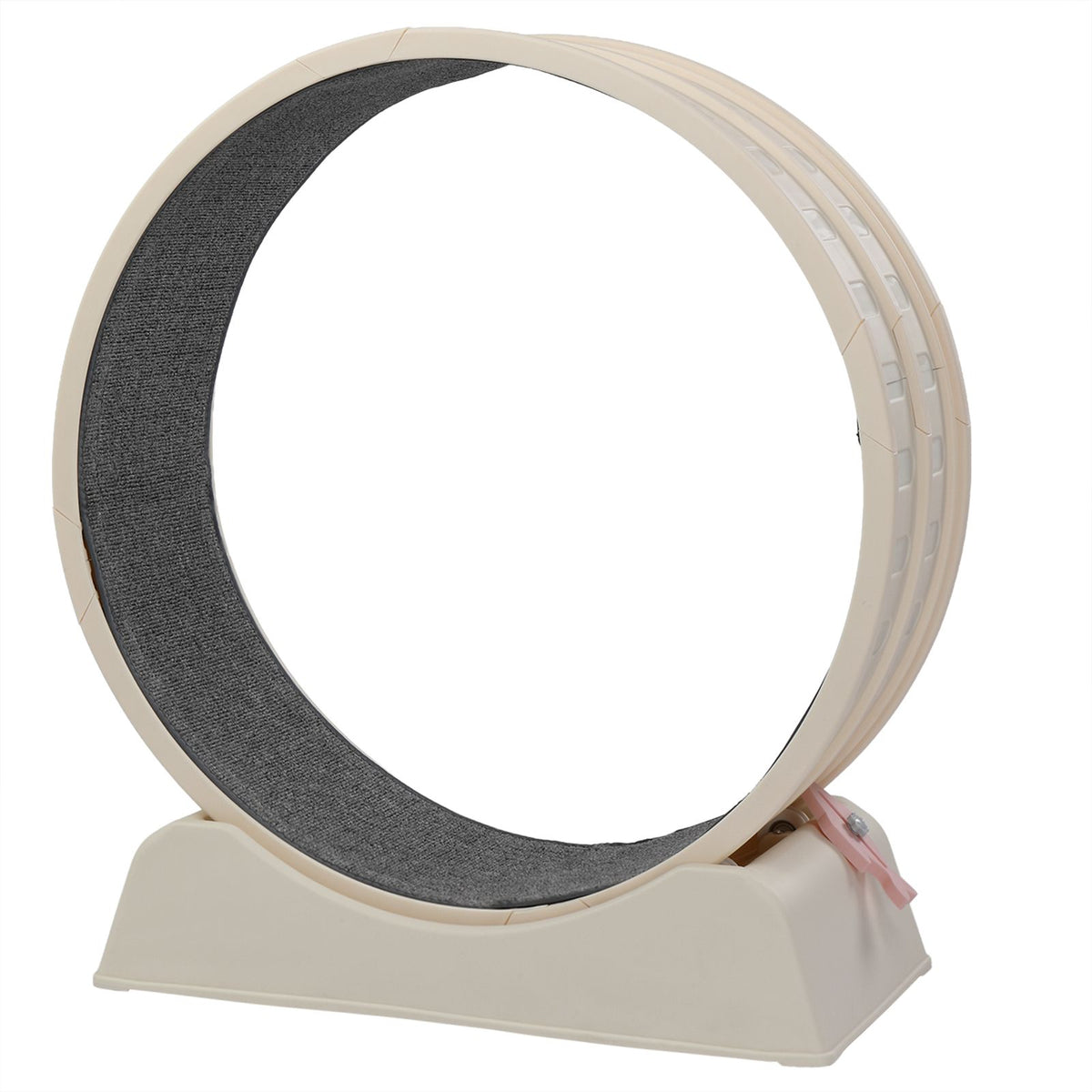 Indoor Cat Exercise Wheel with Quiet Rollers and Locking Wheel