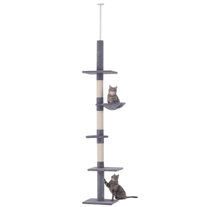 Give Your Cat the Ultimate Vertical Playground: 5-Tier Adjustable Cat Tree