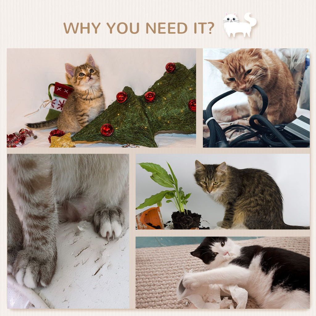 8PCs Cat Wall Shelves Pet Wall-mounted Climbing Shelf Set with Cushion Condo Scratching Posts Hammock Oak