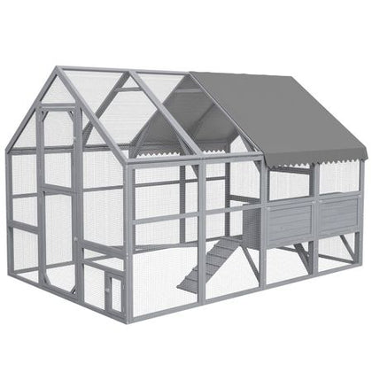Give Your Flock a Spacious, Secure Home with This Large Chicken Coop Run