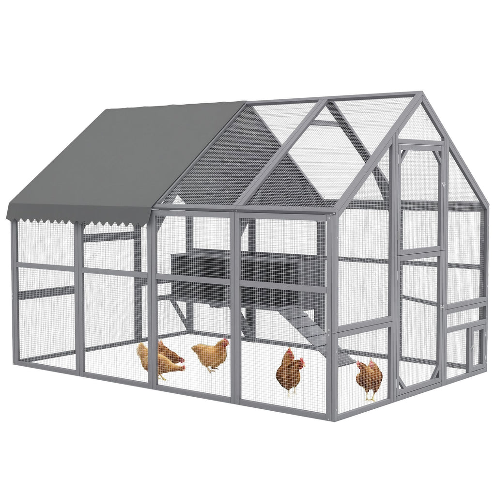 Give Your Flock a Spacious, Secure Home with This Large Chicken Coop Run