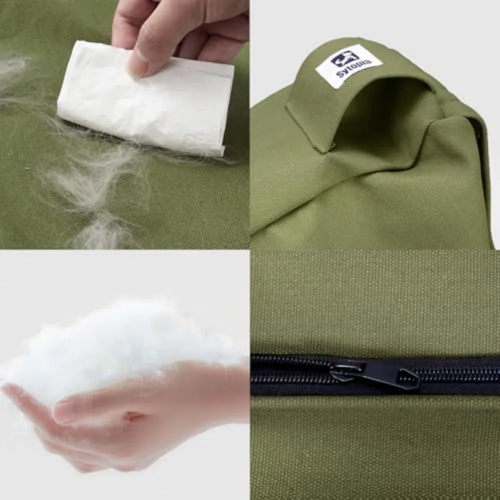 Chew-Resistant Dog Bed with Removable Washable Cover