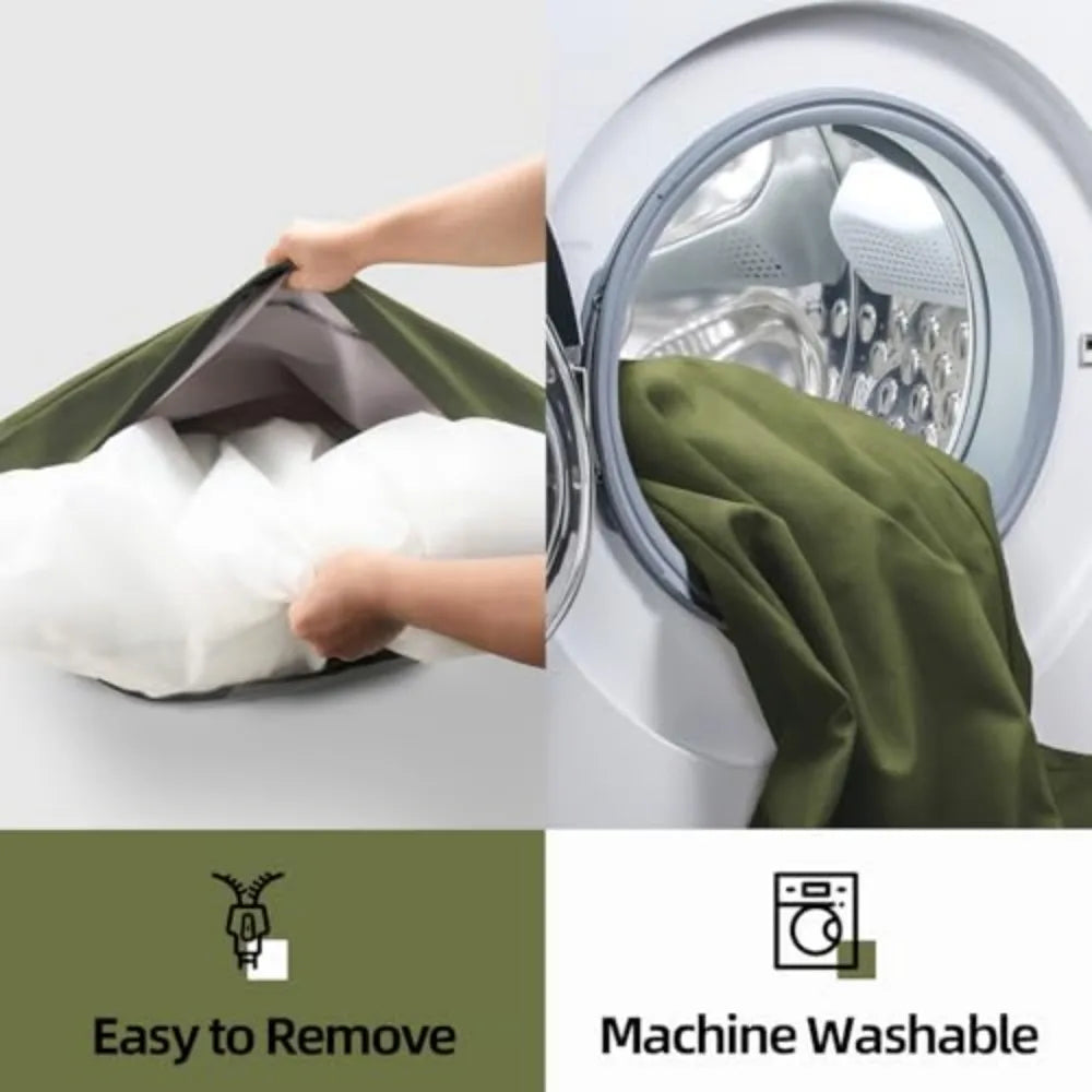 Chew-Resistant Dog Bed with Removable Washable Cover