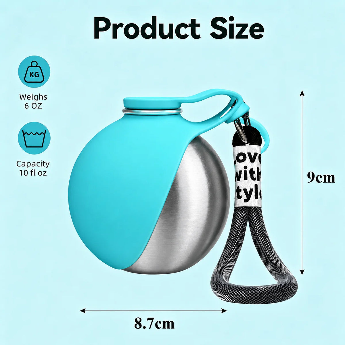 Foldable Travel Pet Water Bottle for Dogs and Cats