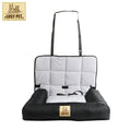 Water-ready Pet Seat Pad for Cars with Convertible Bed and Cover