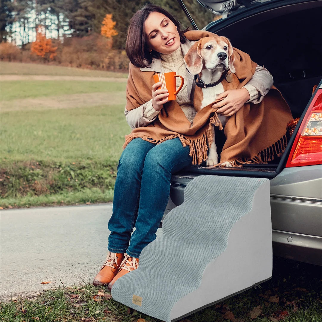 Foam Dog Stairs for Couches, Sofas, and High Beds