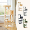 Five-Level Cat Tower with Perch, Condo, Hammock, and Sisal Scratching Posts
