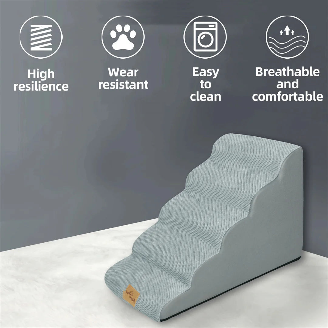 Foam Dog Stairs for Couches, Sofas, and High Beds