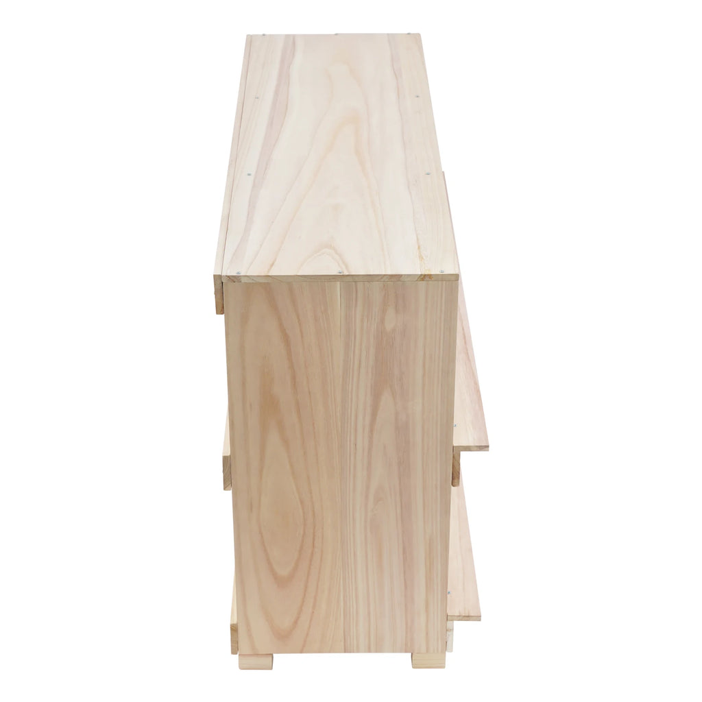 Six-Compartment Wooden Chicken Nesting Box for Organized Hen Egg Laying