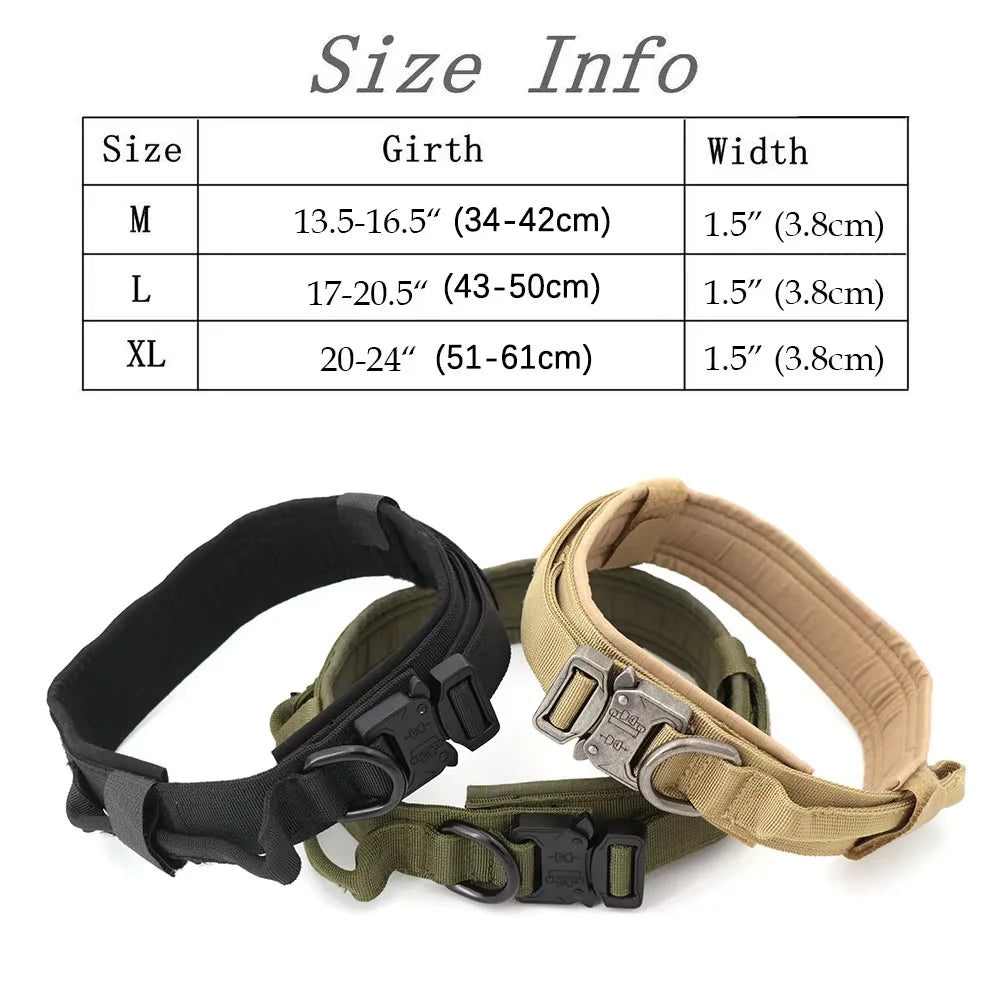 Adjustable Dog Training Collar with Control Handle and Leash Set