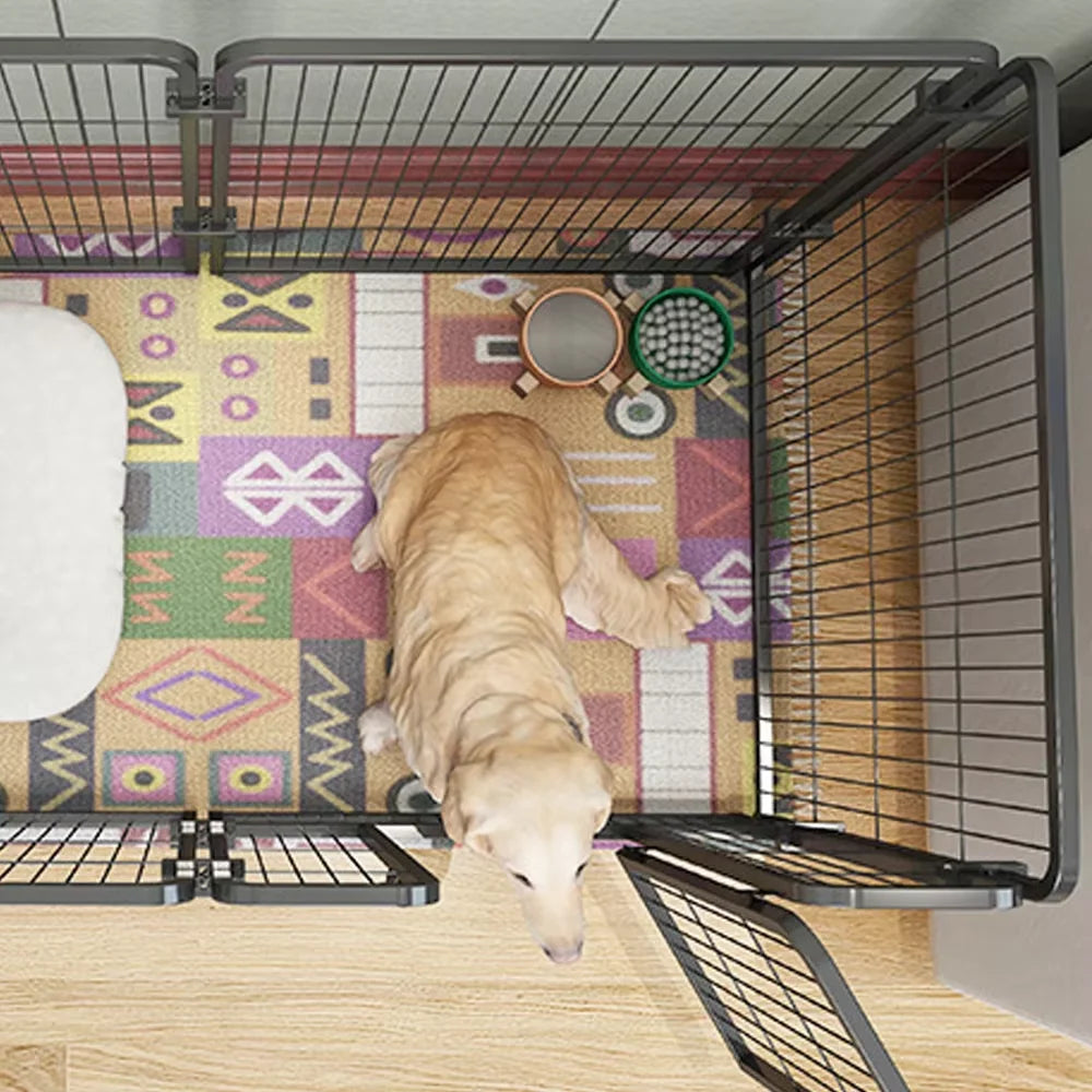 Foldable Pet Exercise Fence for Dogs, Cats, and Rabbits