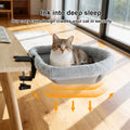 Foldable Sunken Cat Desk Bed for Home Office Cats