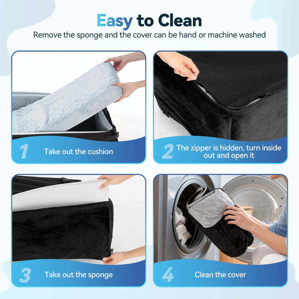 Extra Large Dog Car Seat That Converts to a Travel Bed