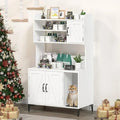 Hidden Cat Litter Box Enclosure with Storage and Dog-Resistant Design