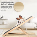 Height-Adjustable Folding Pet Ramp for Beds, Sofas, and Vehicles