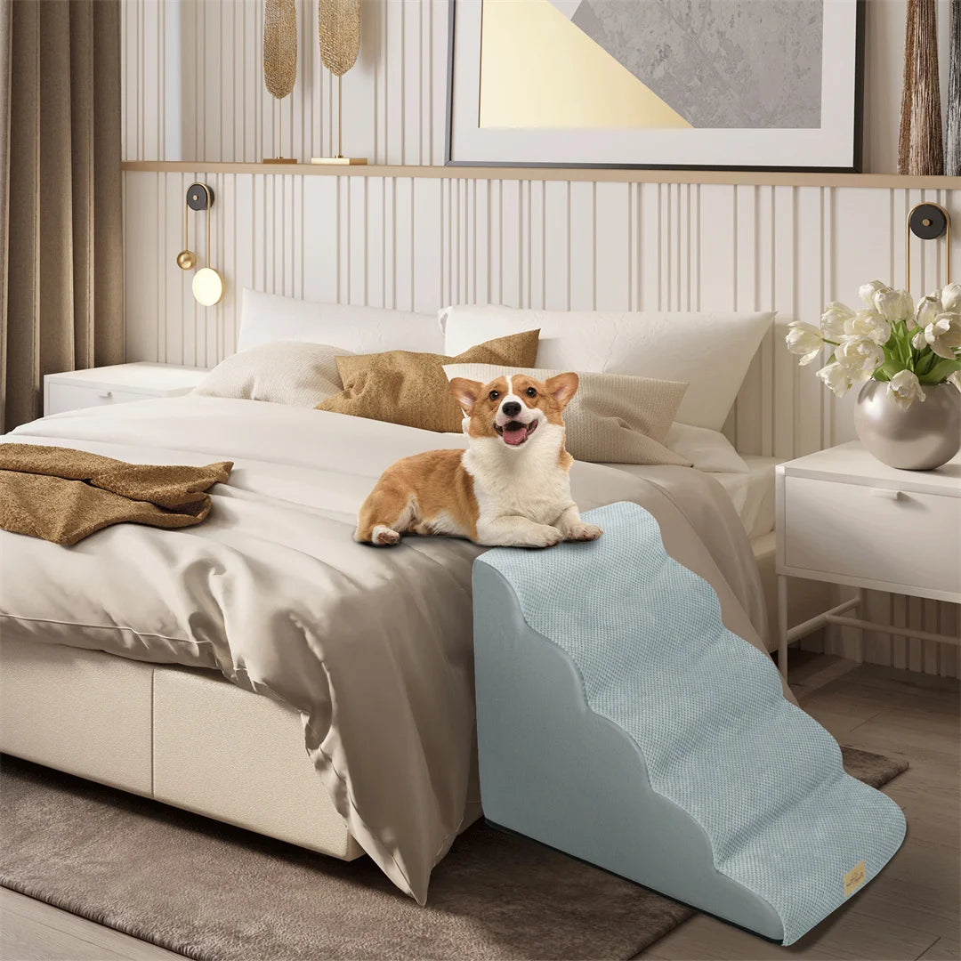 Foam Dog Stairs for Couches, Sofas, and High Beds
