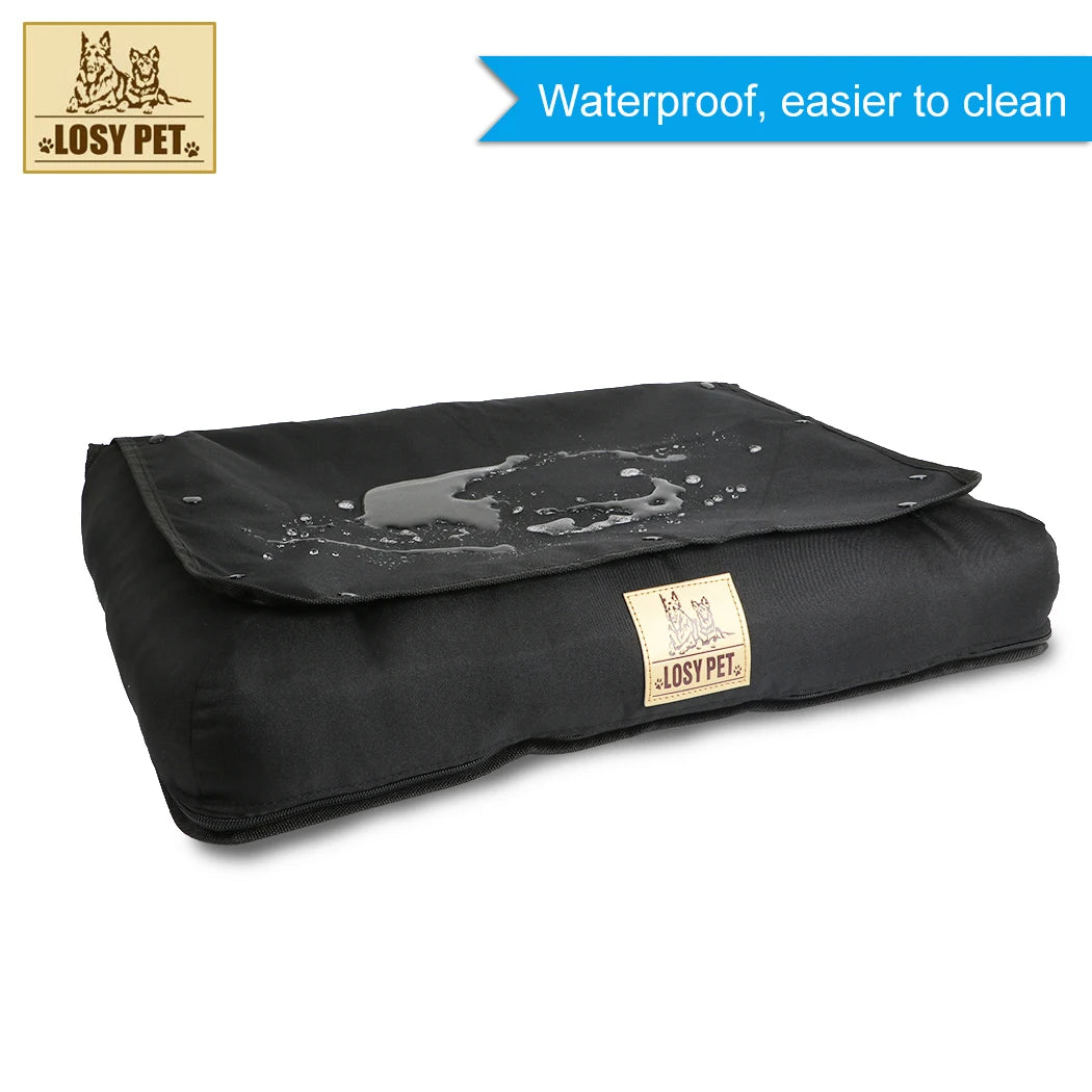 Water-ready Pet Seat Pad for Cars with Convertible Bed and Cover