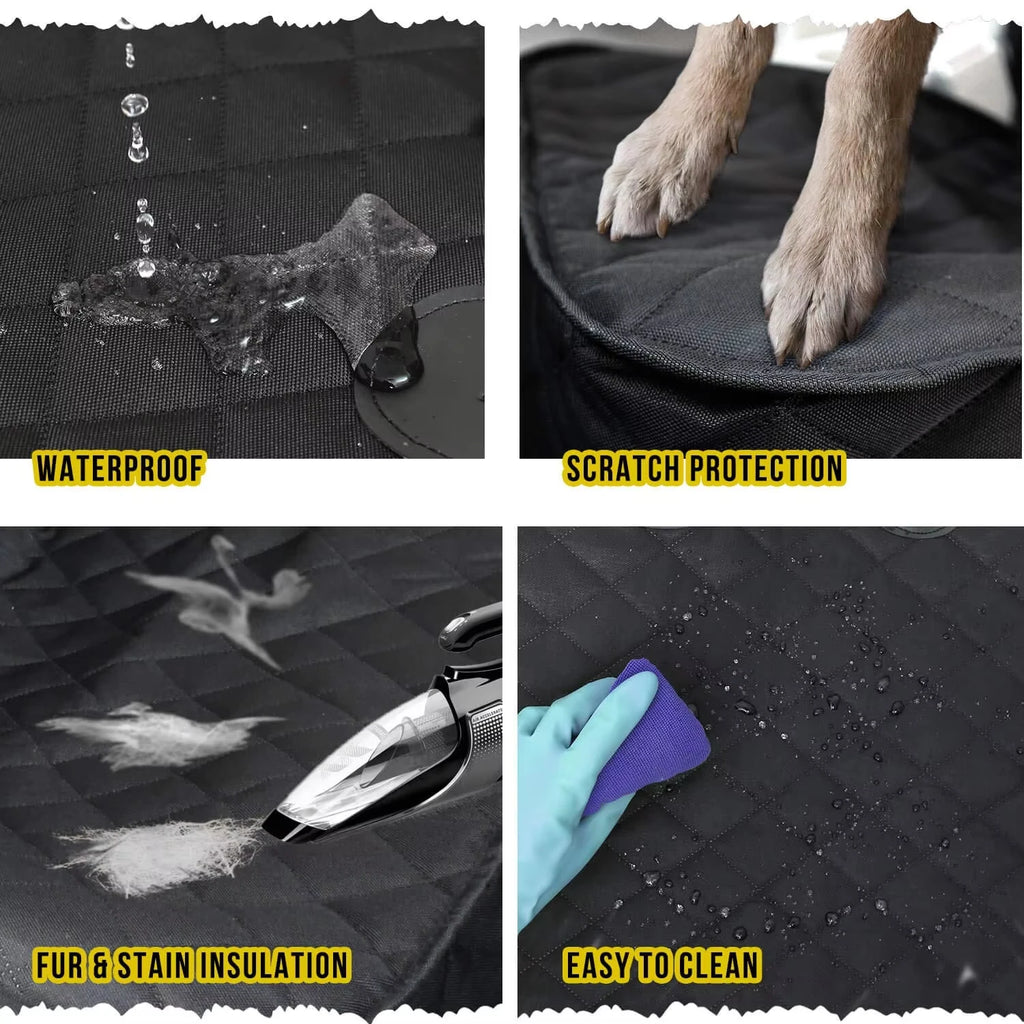 Water-ready Front Seat Cover for Dogs in Cars, Trucks, and SUVs