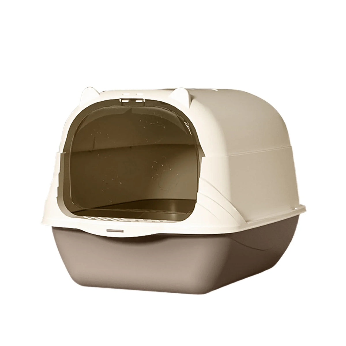 Portable Handheld Cat Litter Box with Open Design and Large Interior