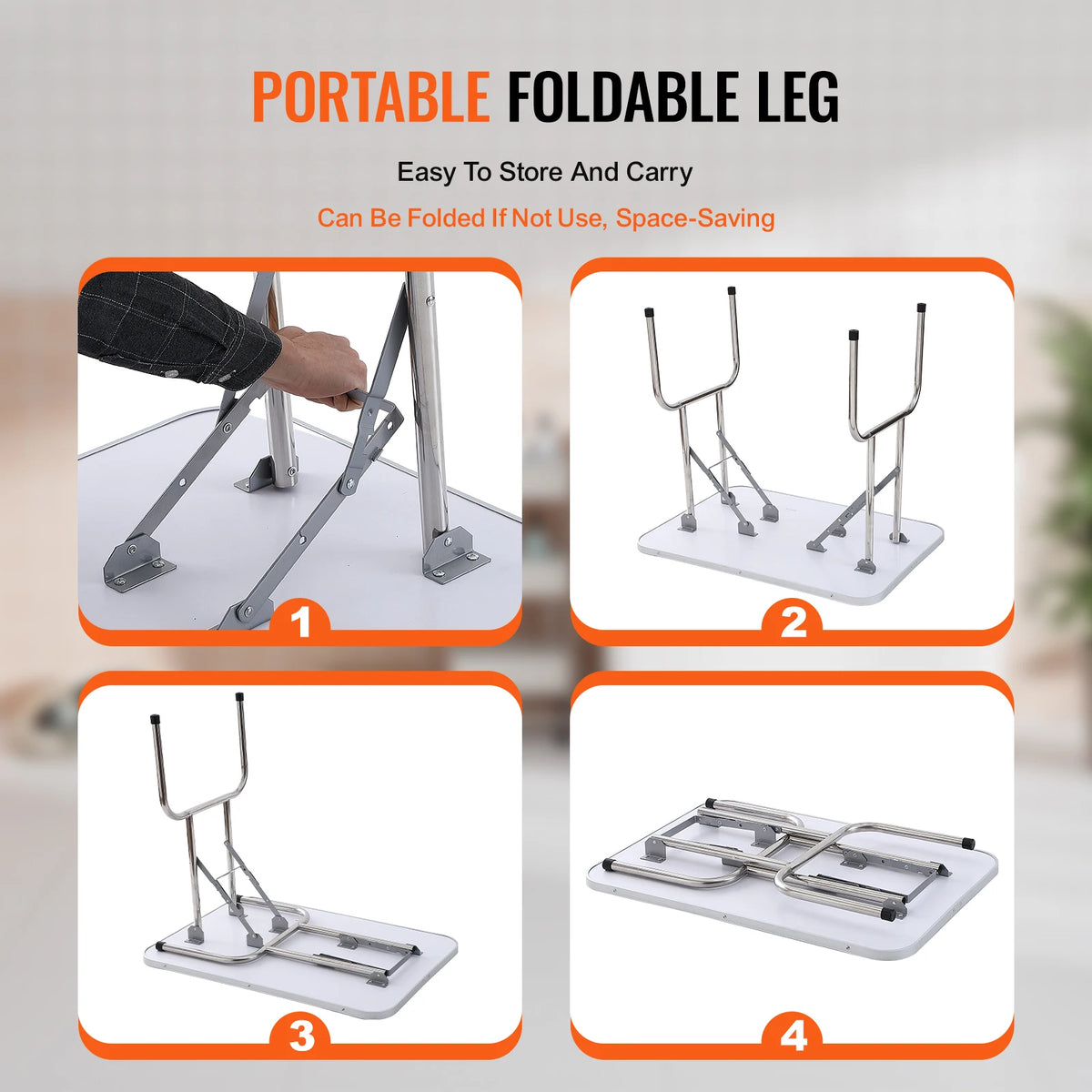 Foldable Dog Grooming Table with Dual Arms and Storage Shelf