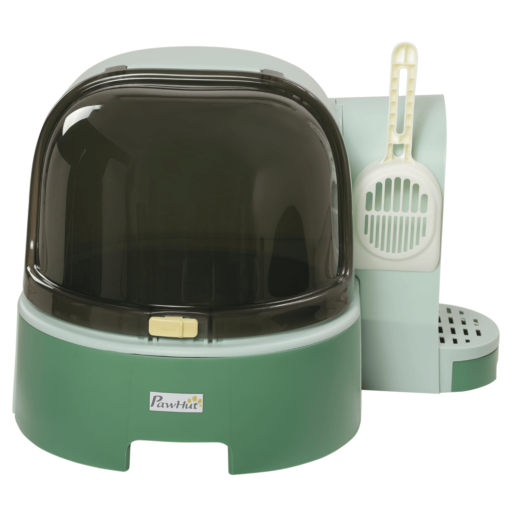Closed-Type Cat Litter Box with UV Sterilization and Odor Control