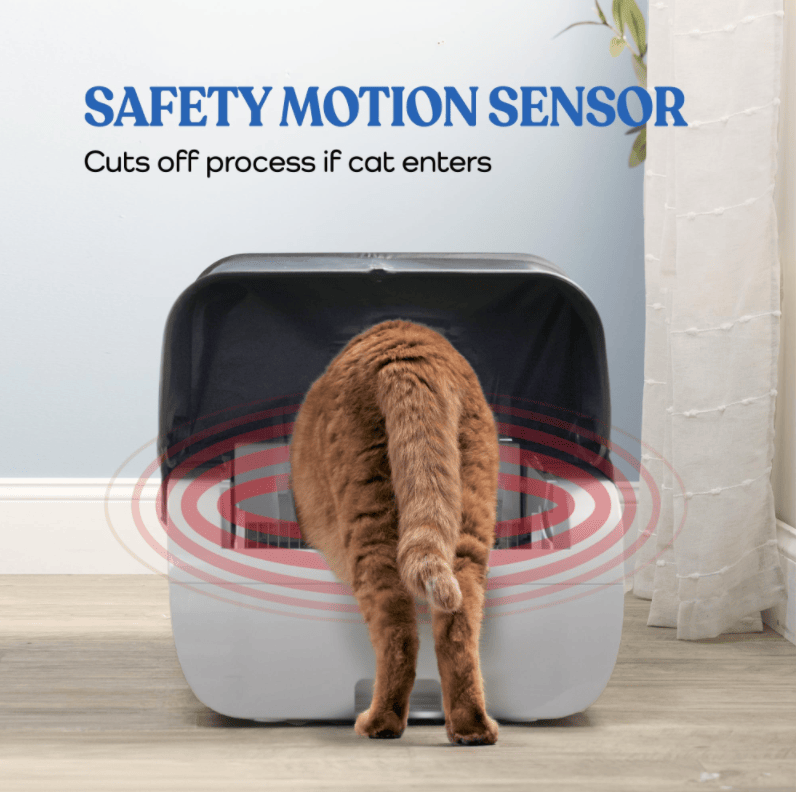 Smart Self-Cleaning Cat Litter Box with Camera & Deodorizing Function