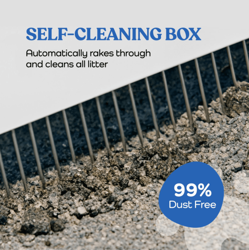 Smart Self-Cleaning Cat Litter Box with Camera & Deodorizing Function