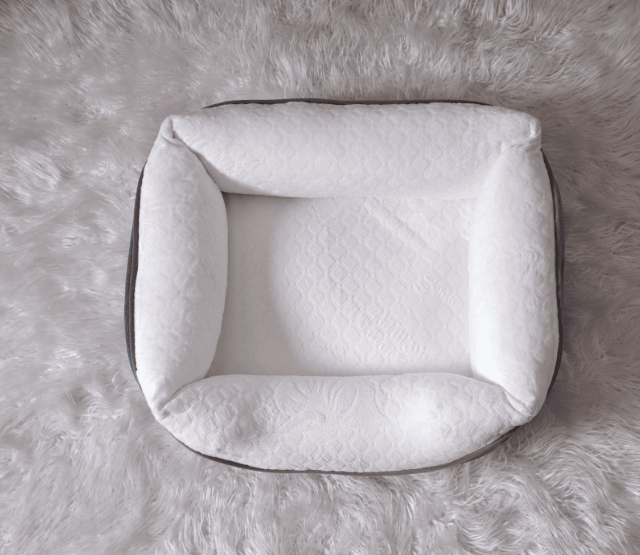 Plush Pet Bed with Anti-Slip Base –