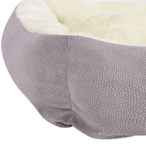 Plush Pet Bed with Anti-Slip Base –