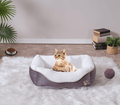 Plush Pet Bed with Anti-Slip Base –