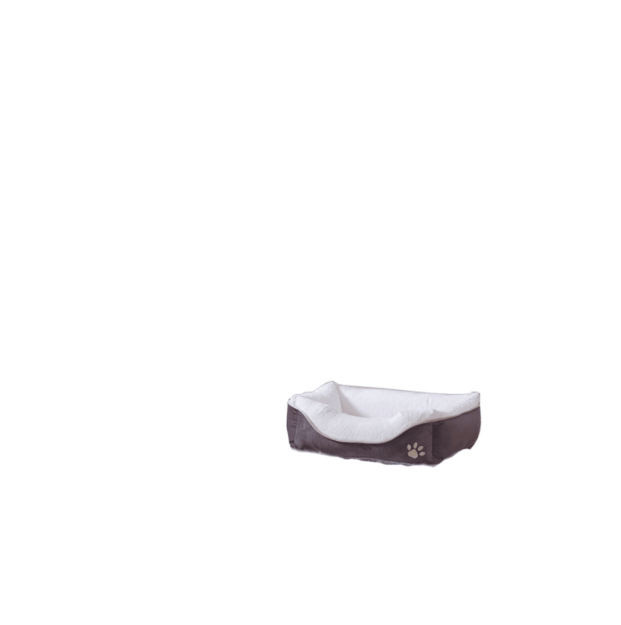 Plush Pet Bed with Anti-Slip Base –