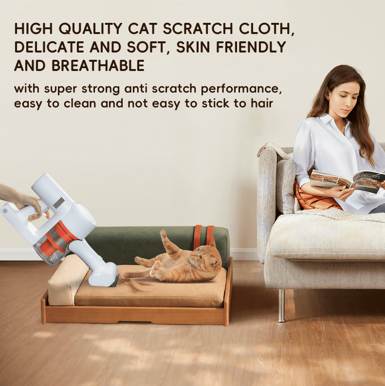 Modern furniture-style Pet Bed with Oak Veneer and Removable Cushion for Medium to Large Dogs