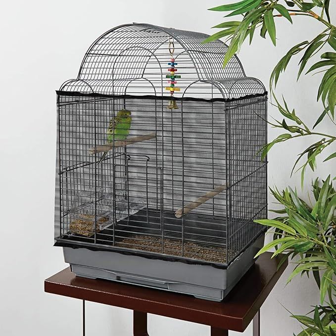 everyday & Lightweight Adjustable Seed Catcher Net Cover for Bird Cages