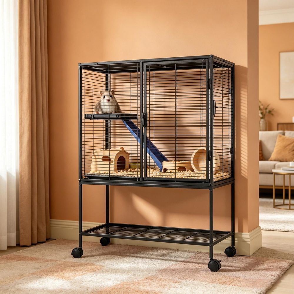 Animal Cage with Non-Slip and Easy to Clean for Outdoor
