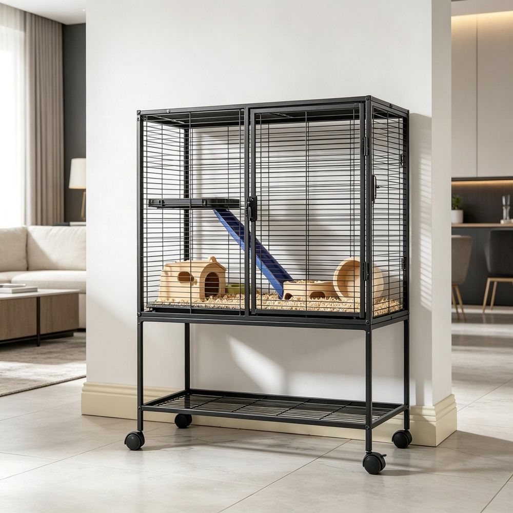 Animal Cage with Non-Slip and Easy to Clean for Outdoor