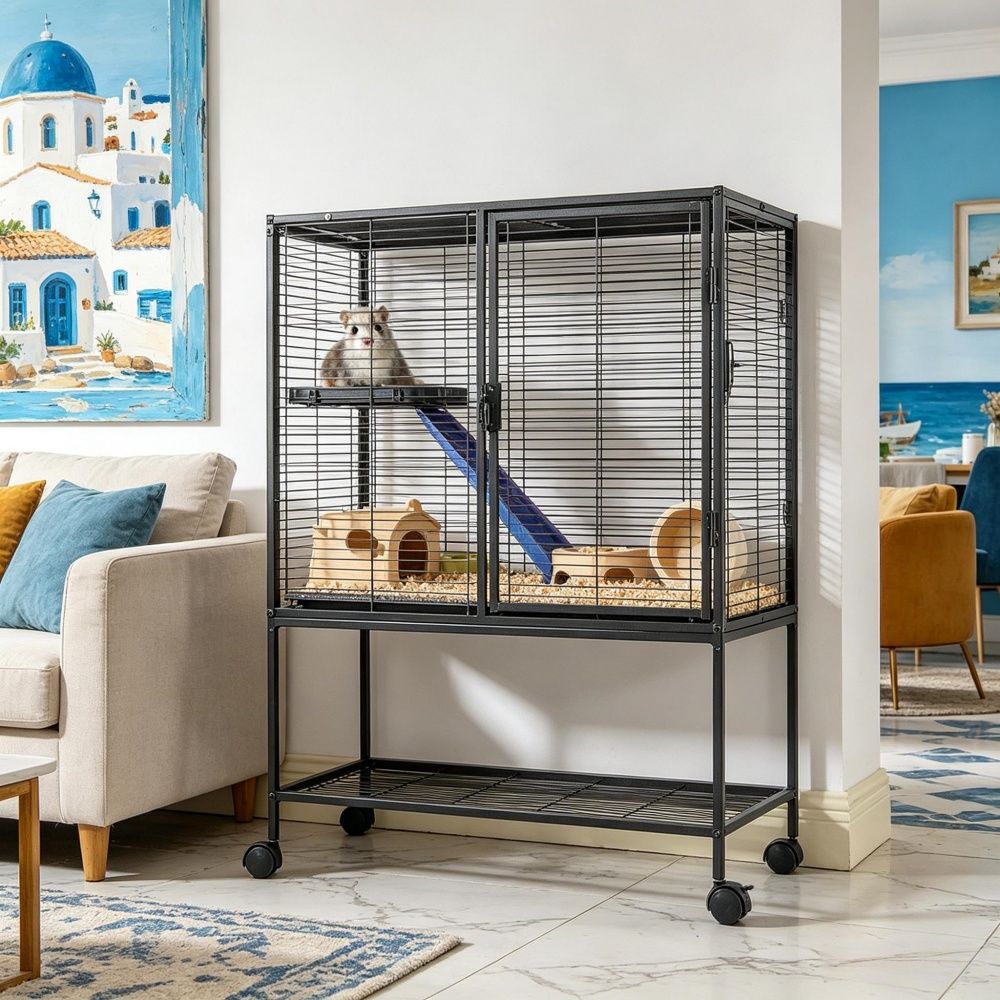 Animal Cage with Non-Slip and Easy to Clean for Outdoor
