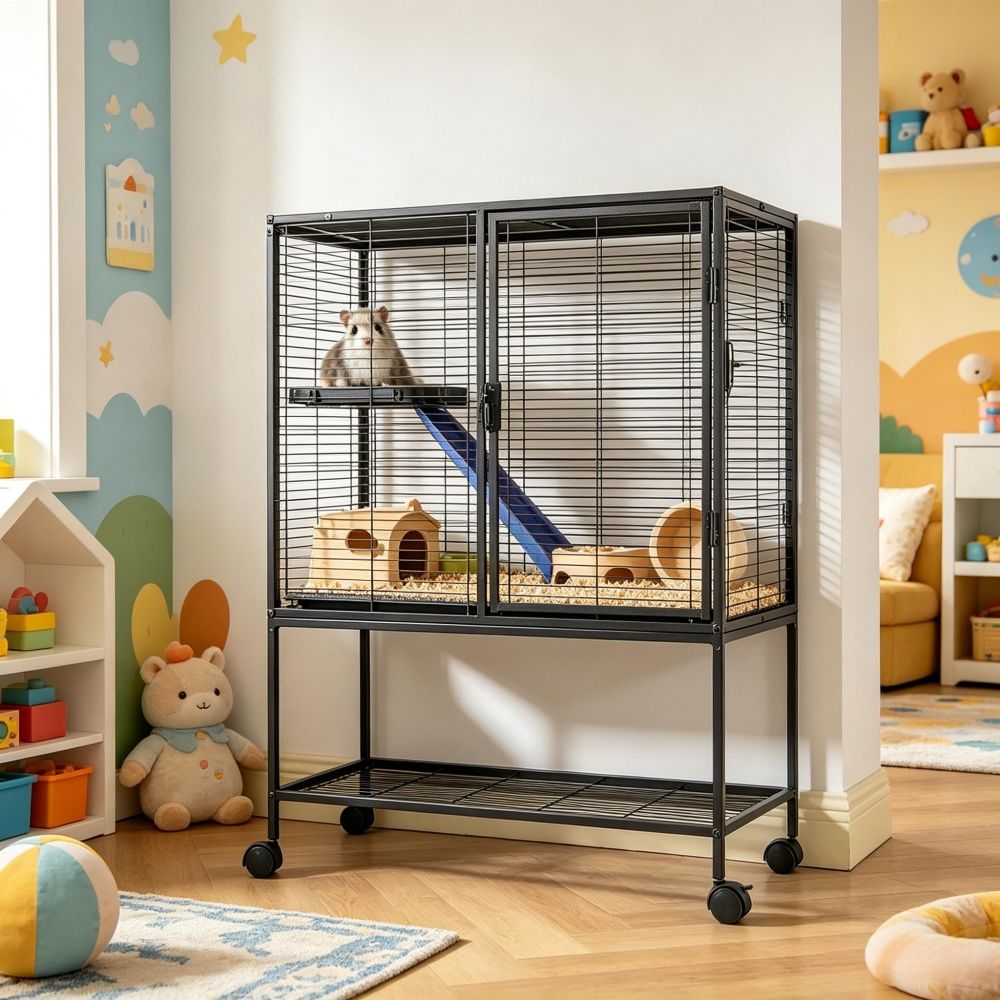 Animal Cage with Non-Slip and Easy to Clean for Outdoor