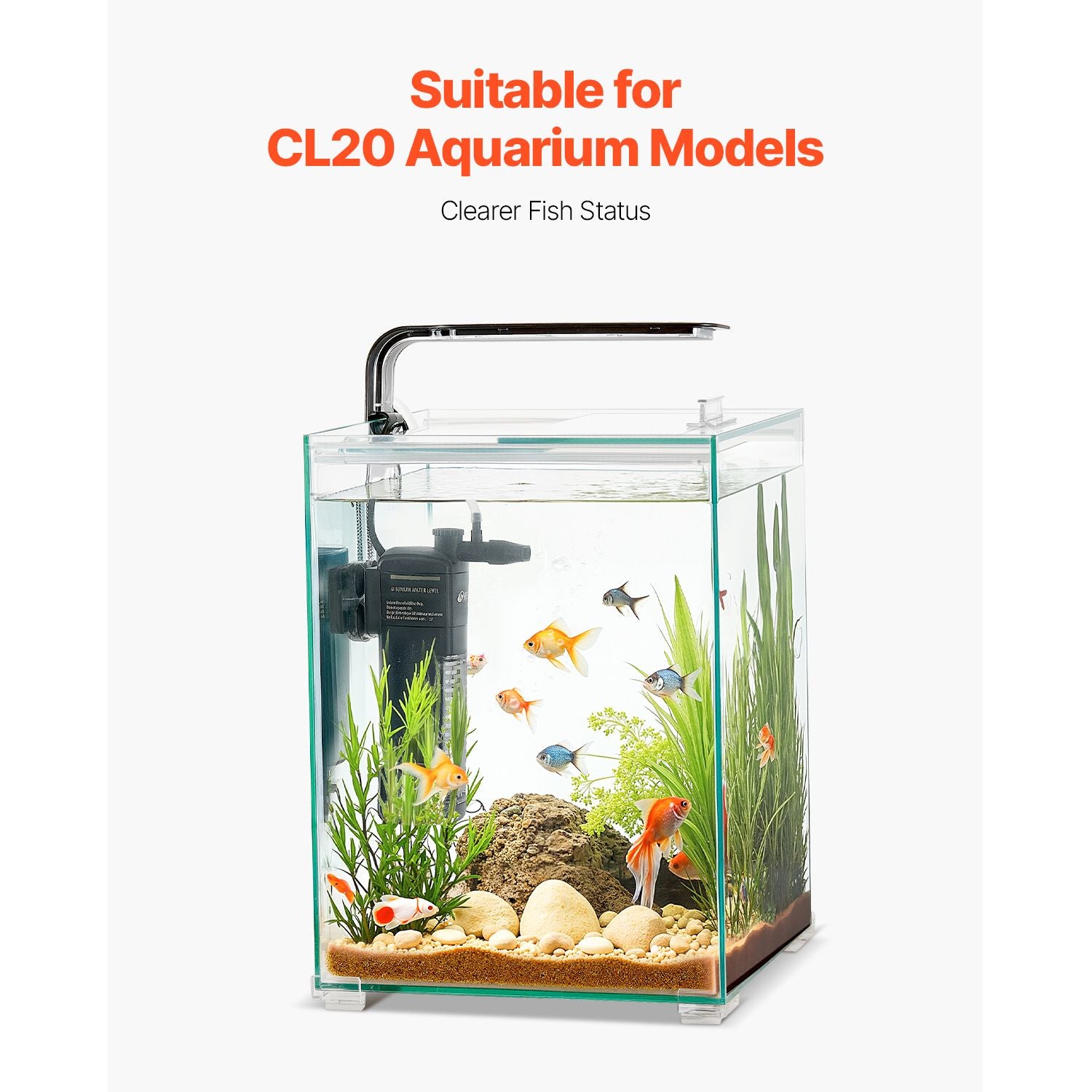 Aquarium Filter Cotton 8-Pack – Multi-Layer Filtration for Healthy Tanks