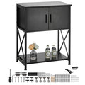 Stylish 20-Gallon Aquarium Stand with Built-In Power Strip