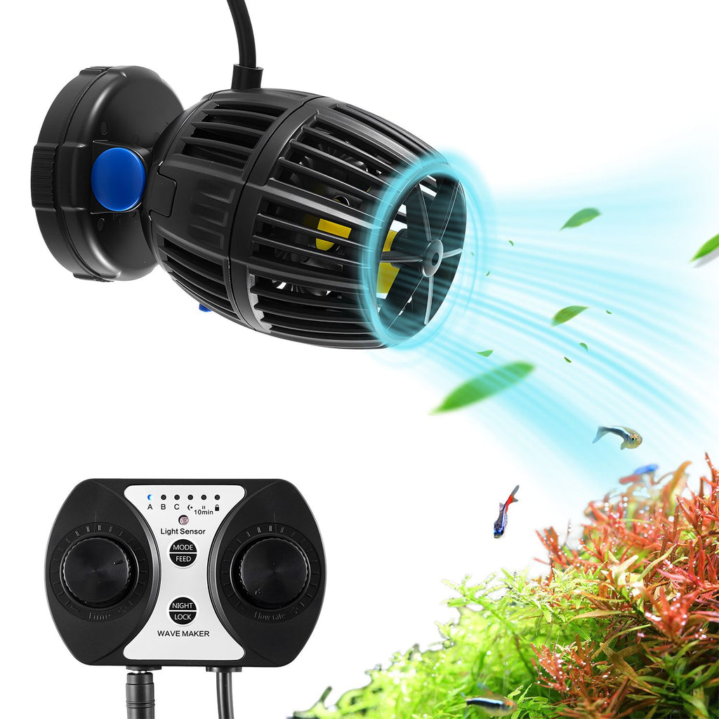 Powerful 3963 GPH Aquarium Wave Maker with Quiet DC Pump