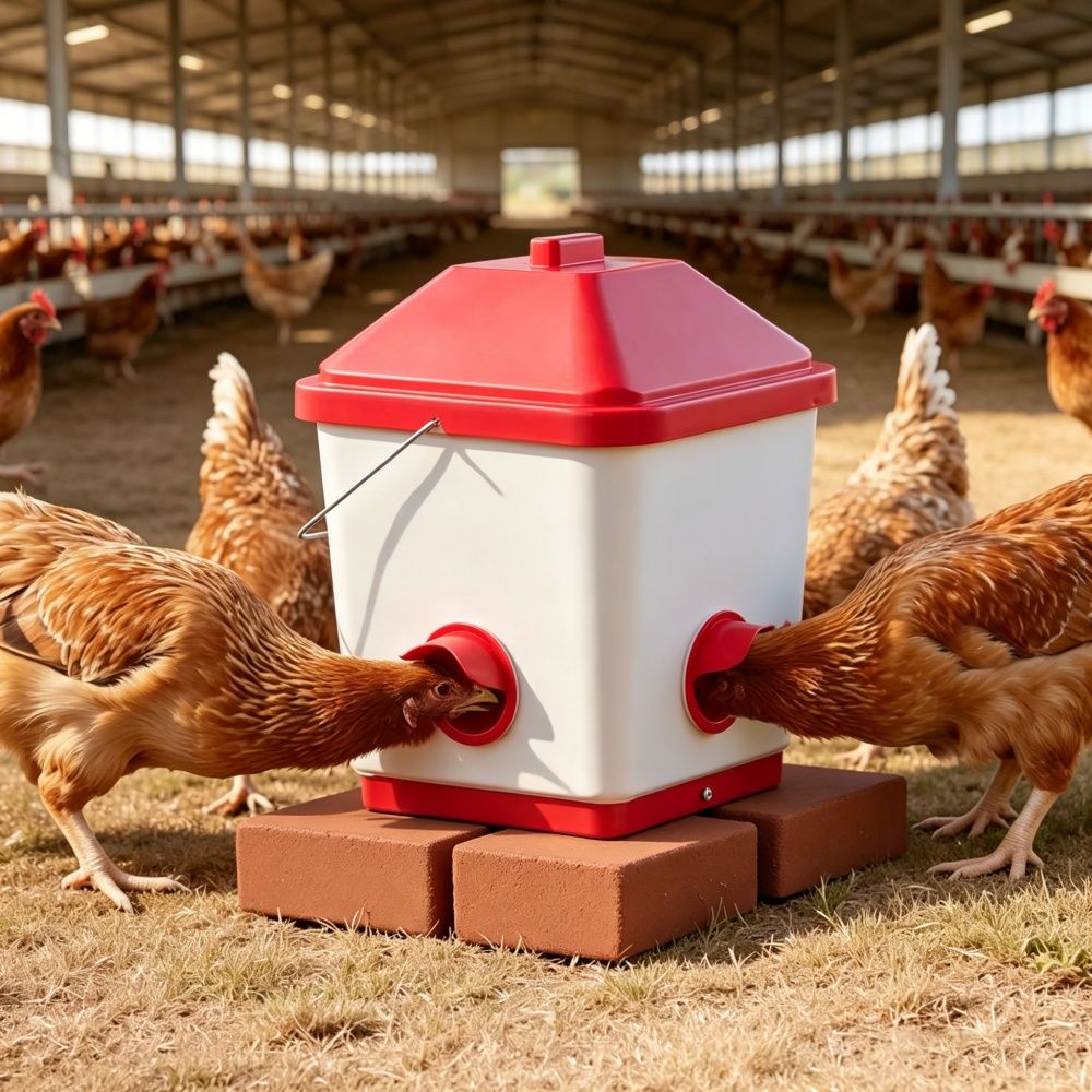 Keep Your Flock Fed with Our 40 lb Automatic Chicken Feeder