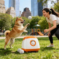 Automatic Dog Ball Launcher with Remote, Orange