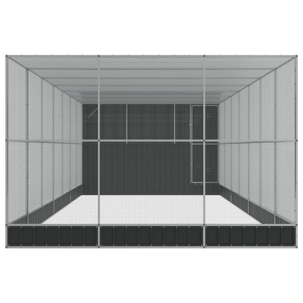 Spacious Galvanized structured Aviary with Extension for Birds